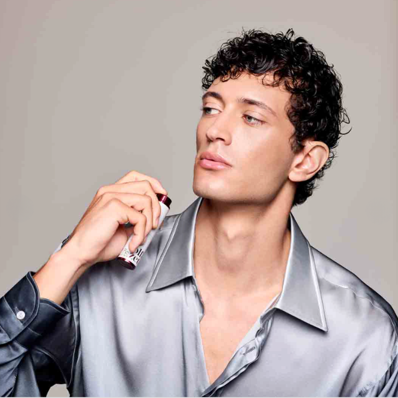 Parfüm-Taschenetui – Modern Taubengrau